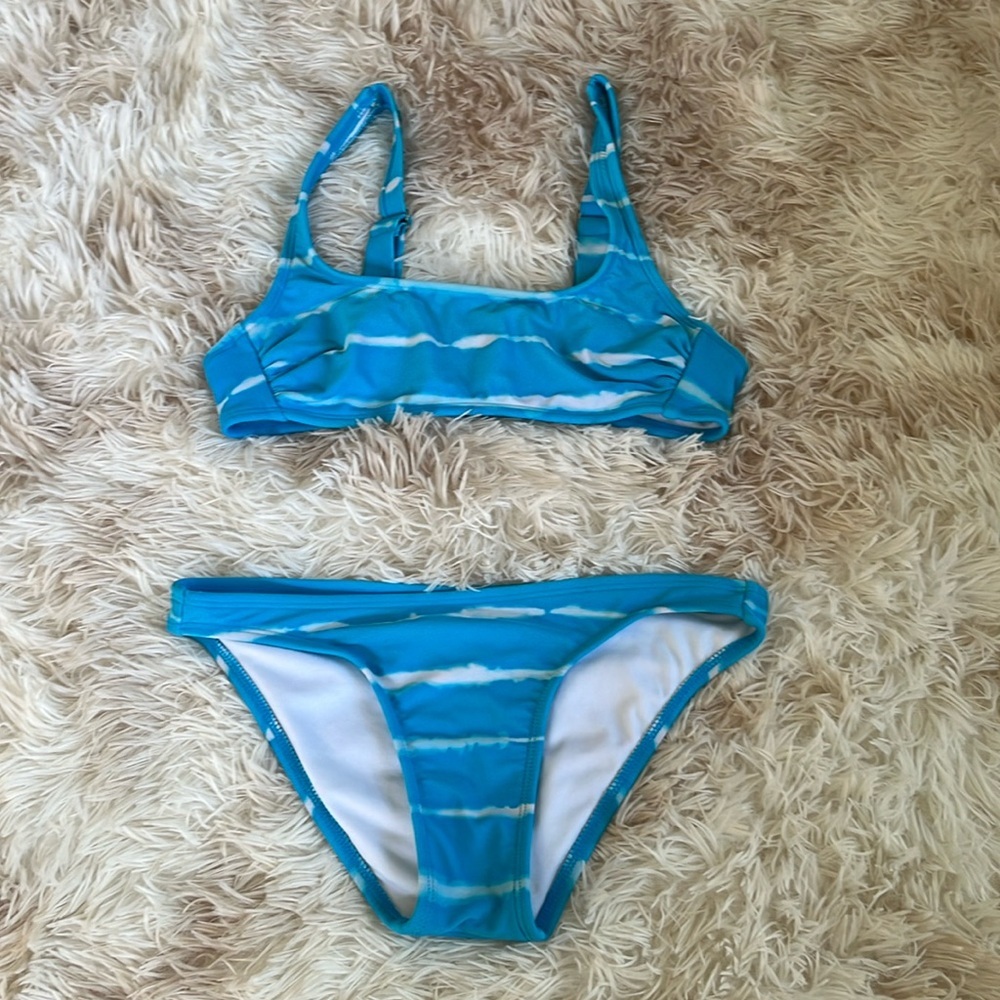 Aqua blue size small 2-piece swim size small